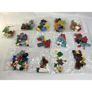 LEGO New 13 Bags of Small Pieces in Unopened Packages - Lot of Pictures